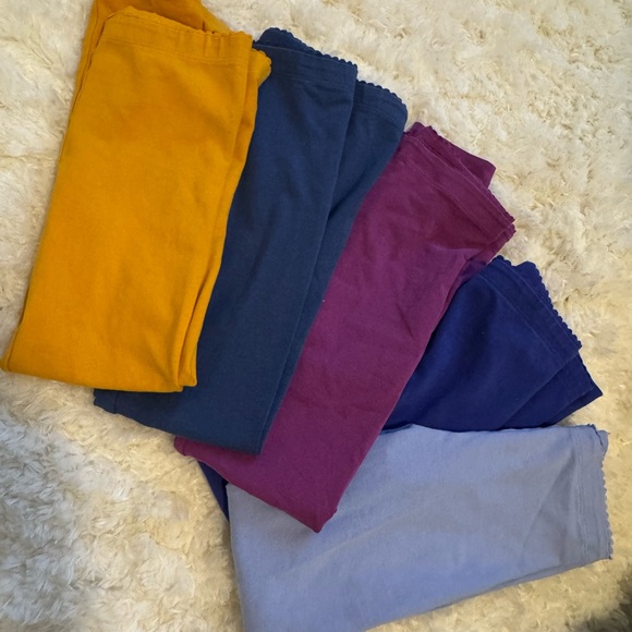 Tea Collection Other - Tea Collection Vibrant Leggings Set - Mustard, Navy, Purple, Blue, Lavender